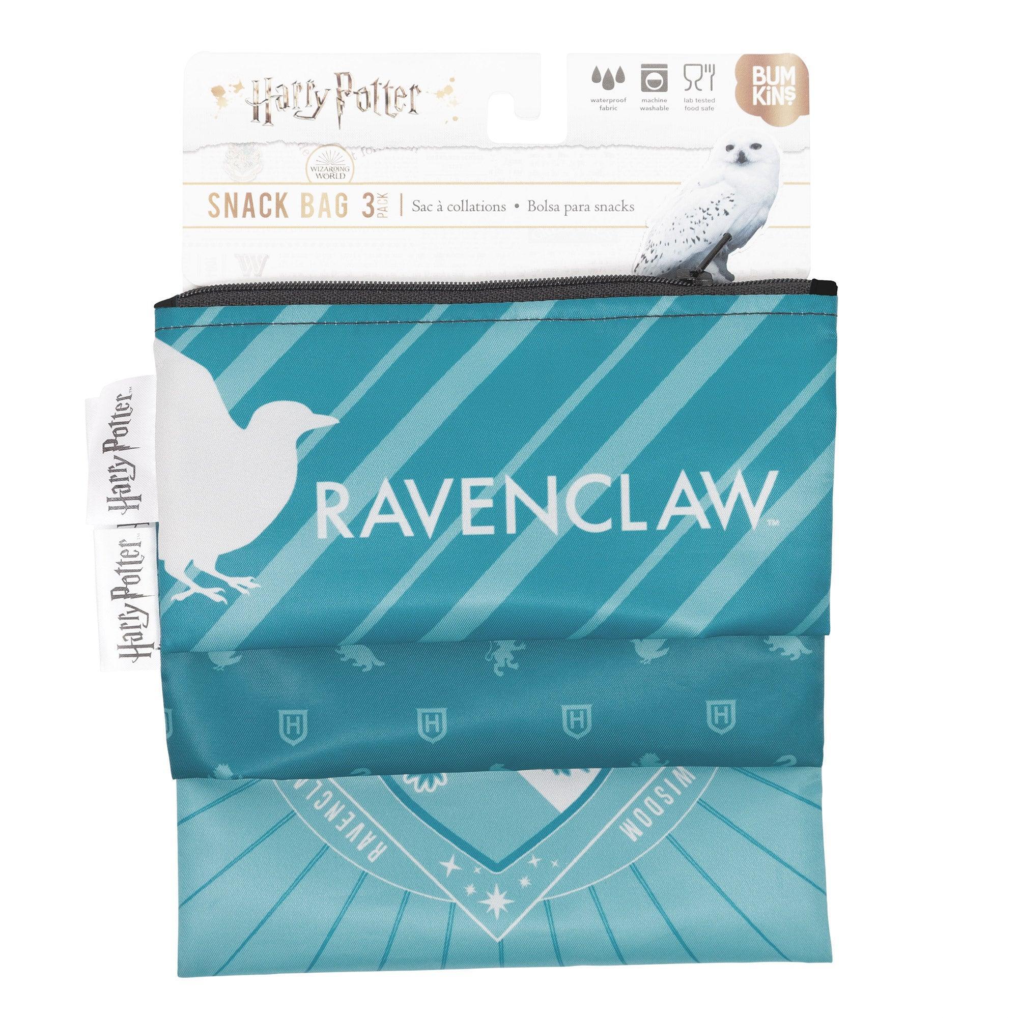 Reusable Snack Bag, 3-Pack: Ravenclaw