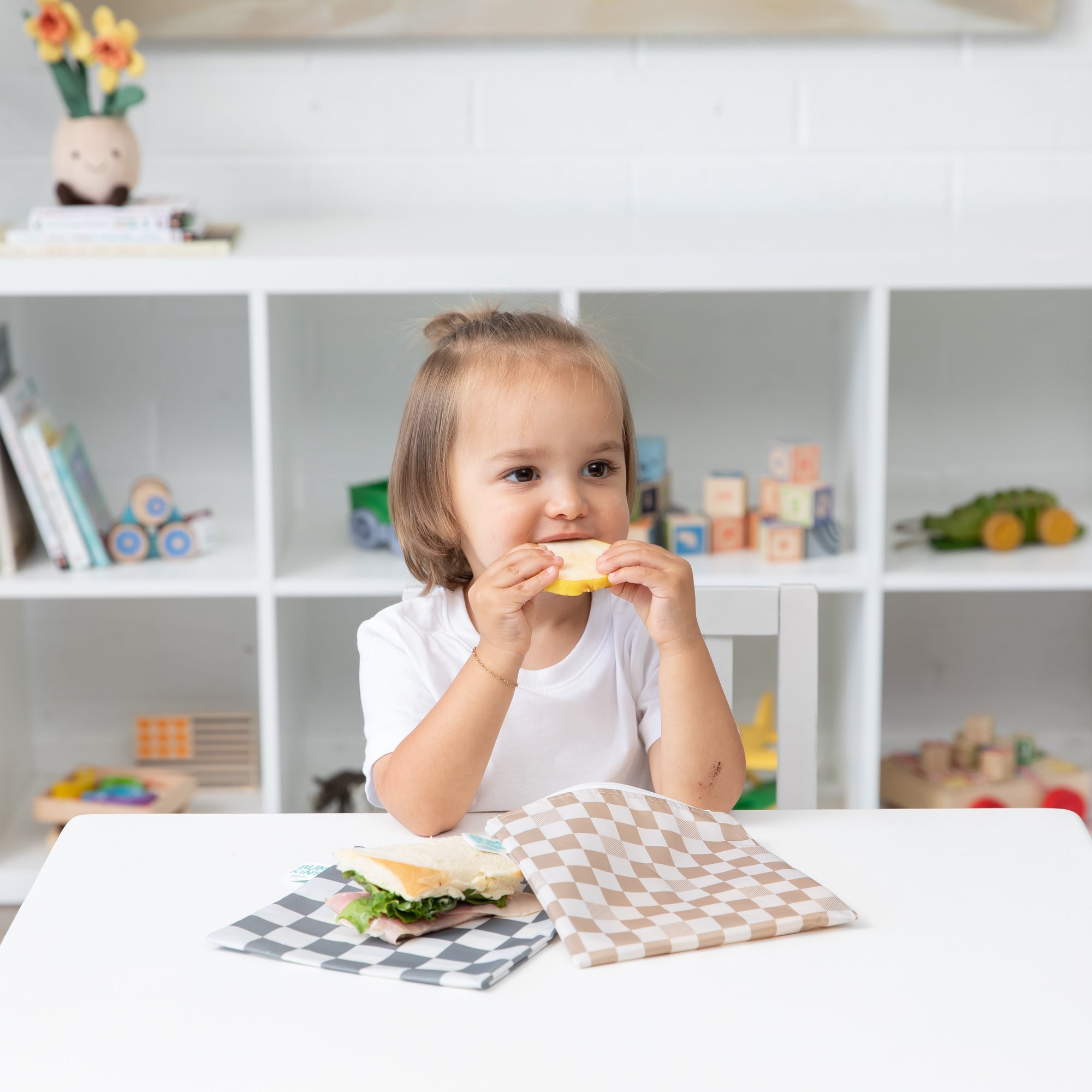 Reusable Snack Bag, Large 2 Pack: Double Check