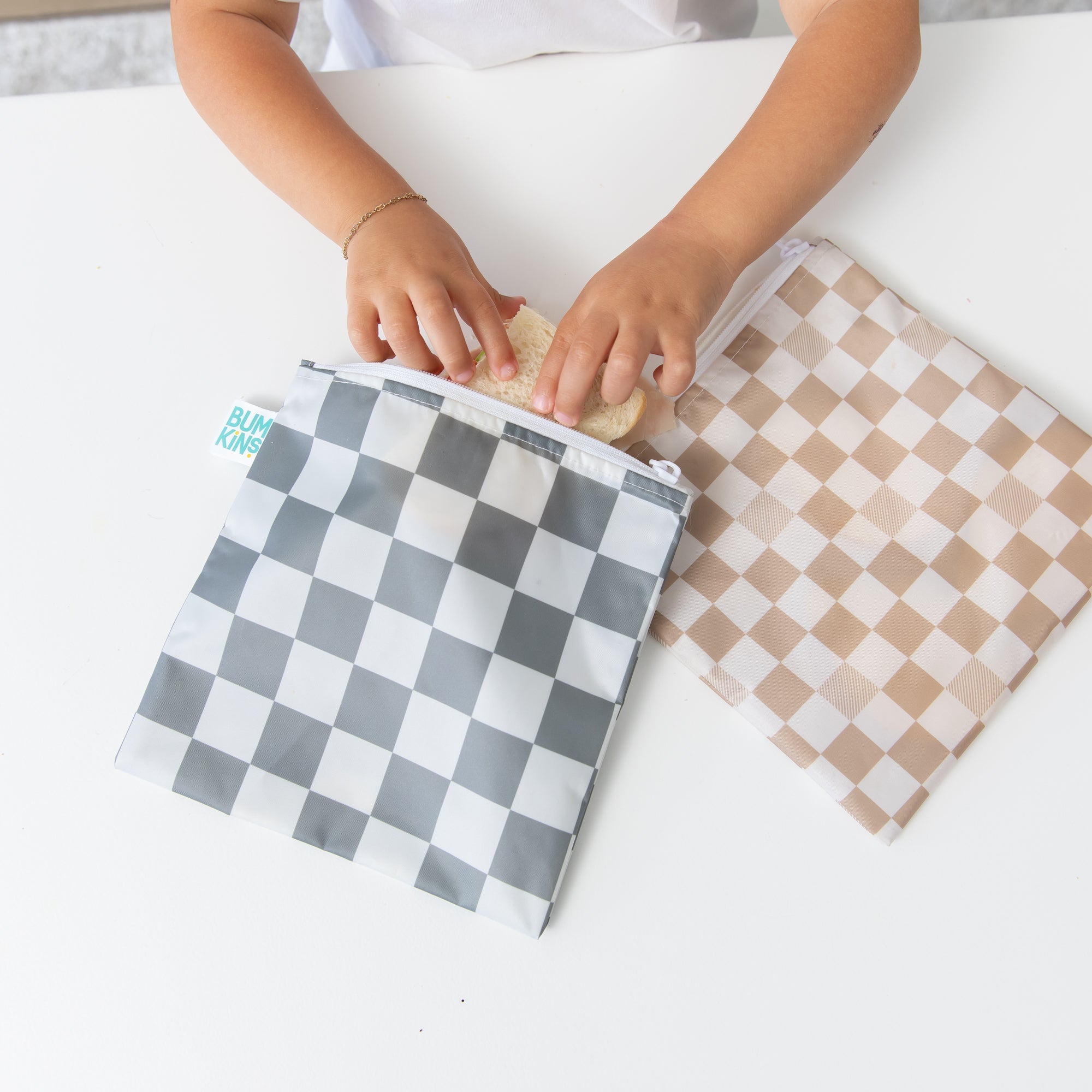 Reusable Snack Bag, Large 2 Pack: Double Check