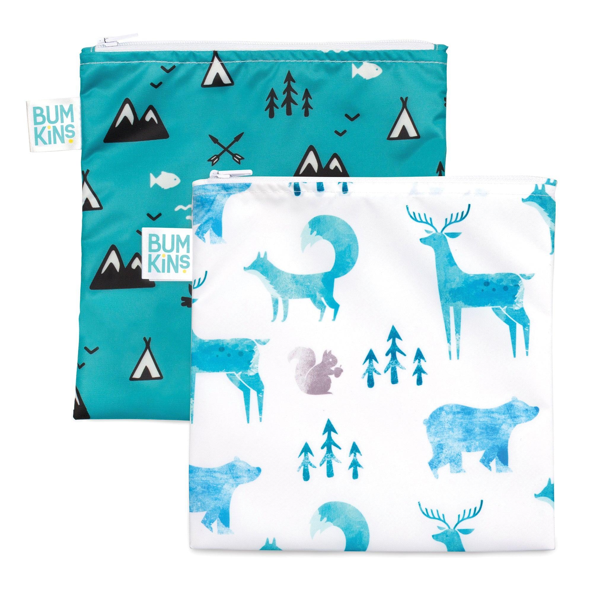 Reusable Snack Bag, Large 2-Pack: Outdoors & Wildlife