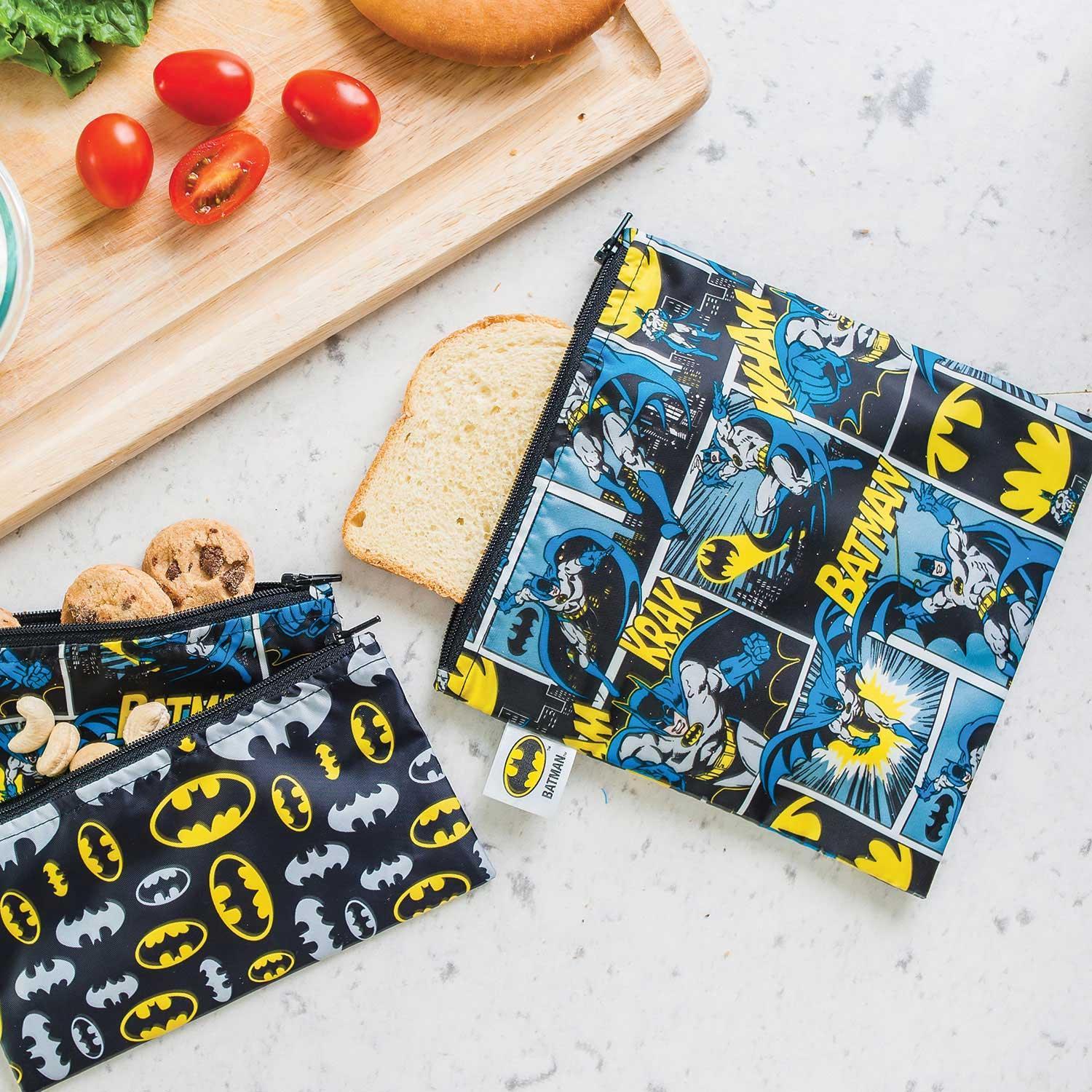 Reusable Snack Bag, Large: Batman