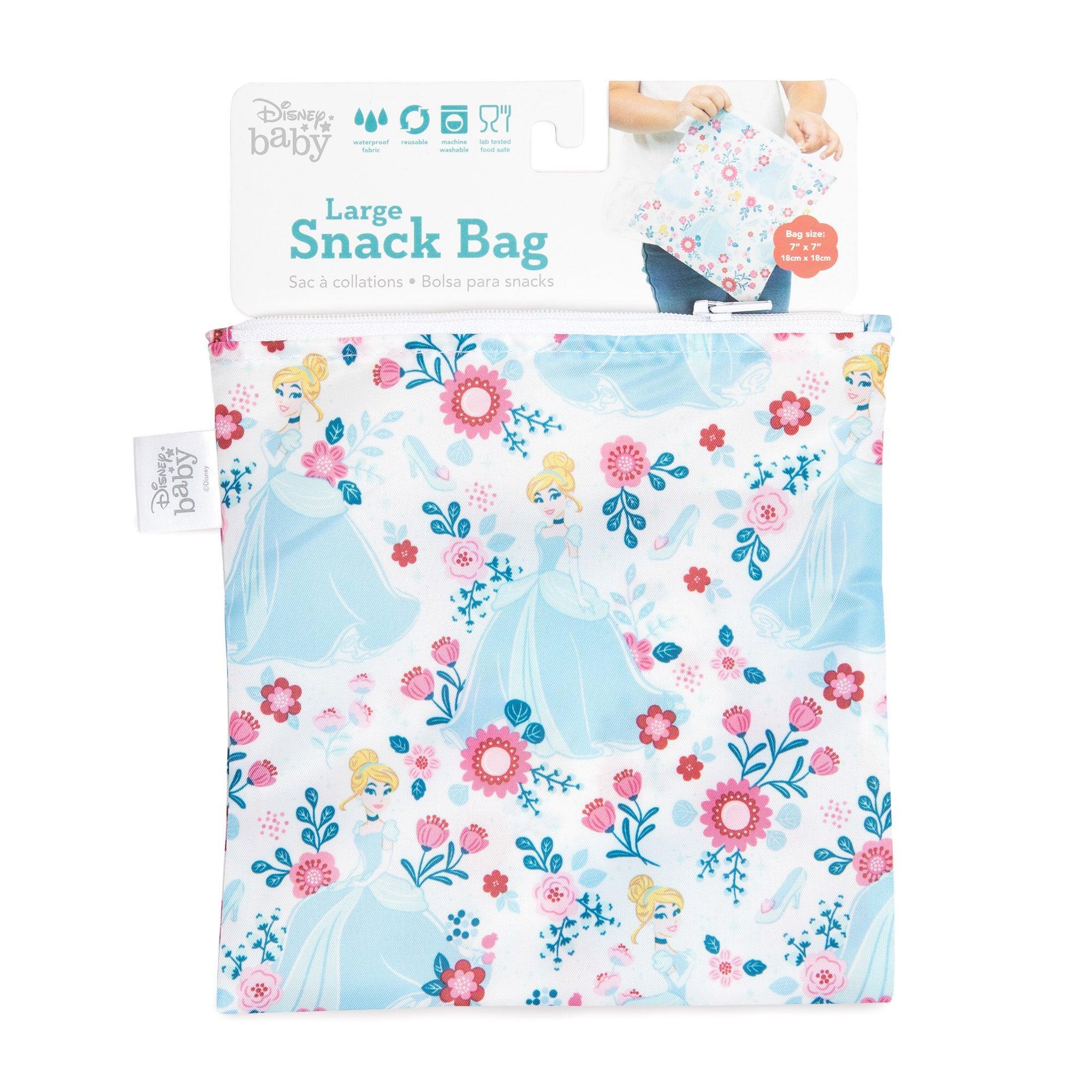 Reusable Snack Bag, Large: Cinderella