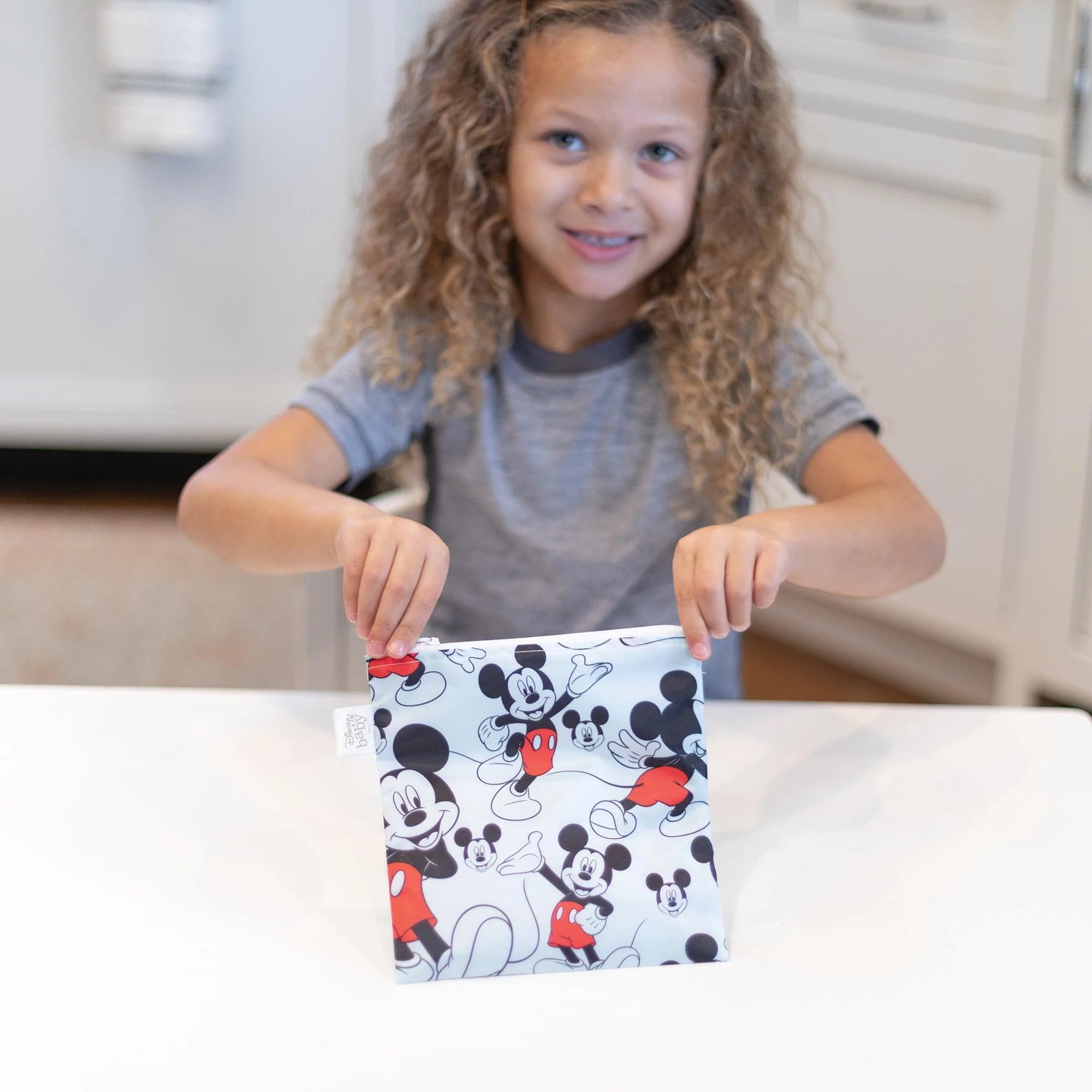 Reusable Snack Bag, Large: Mickey Mouse