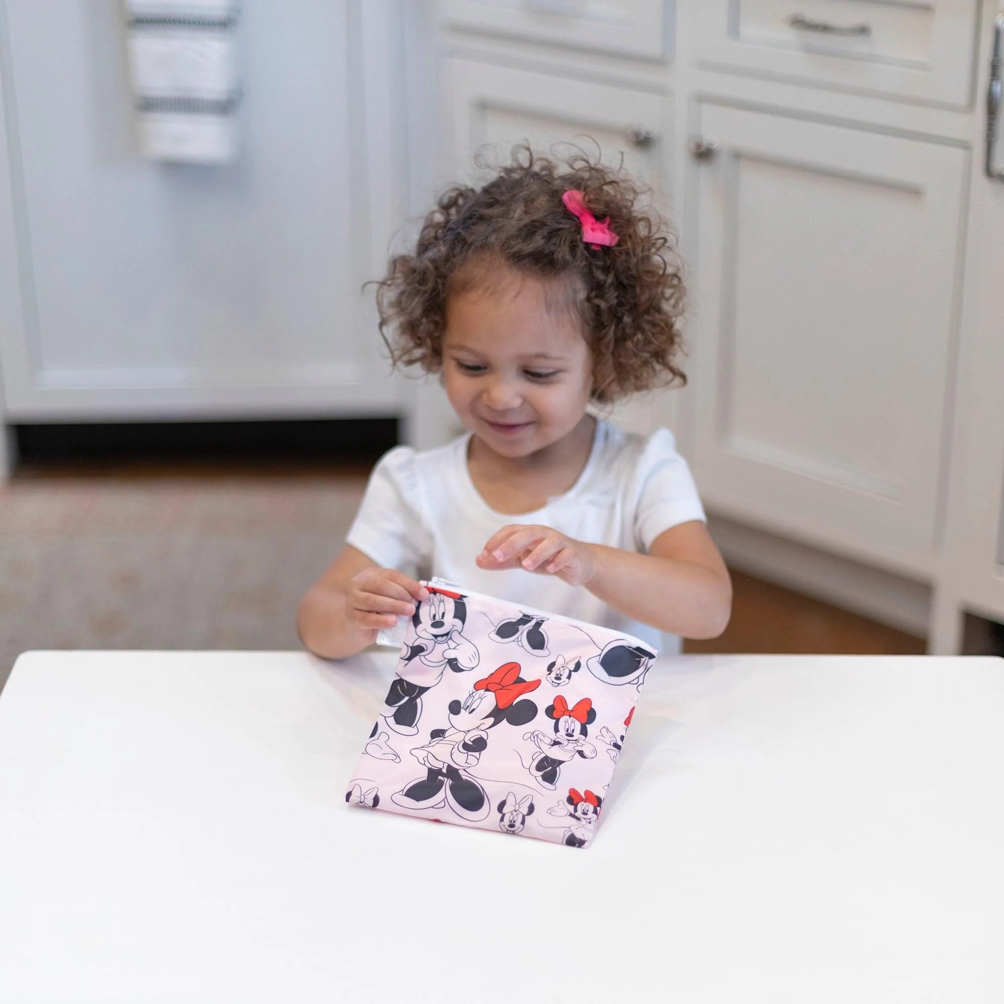 Reusable Snack Bag, Large: Minnie Mouse