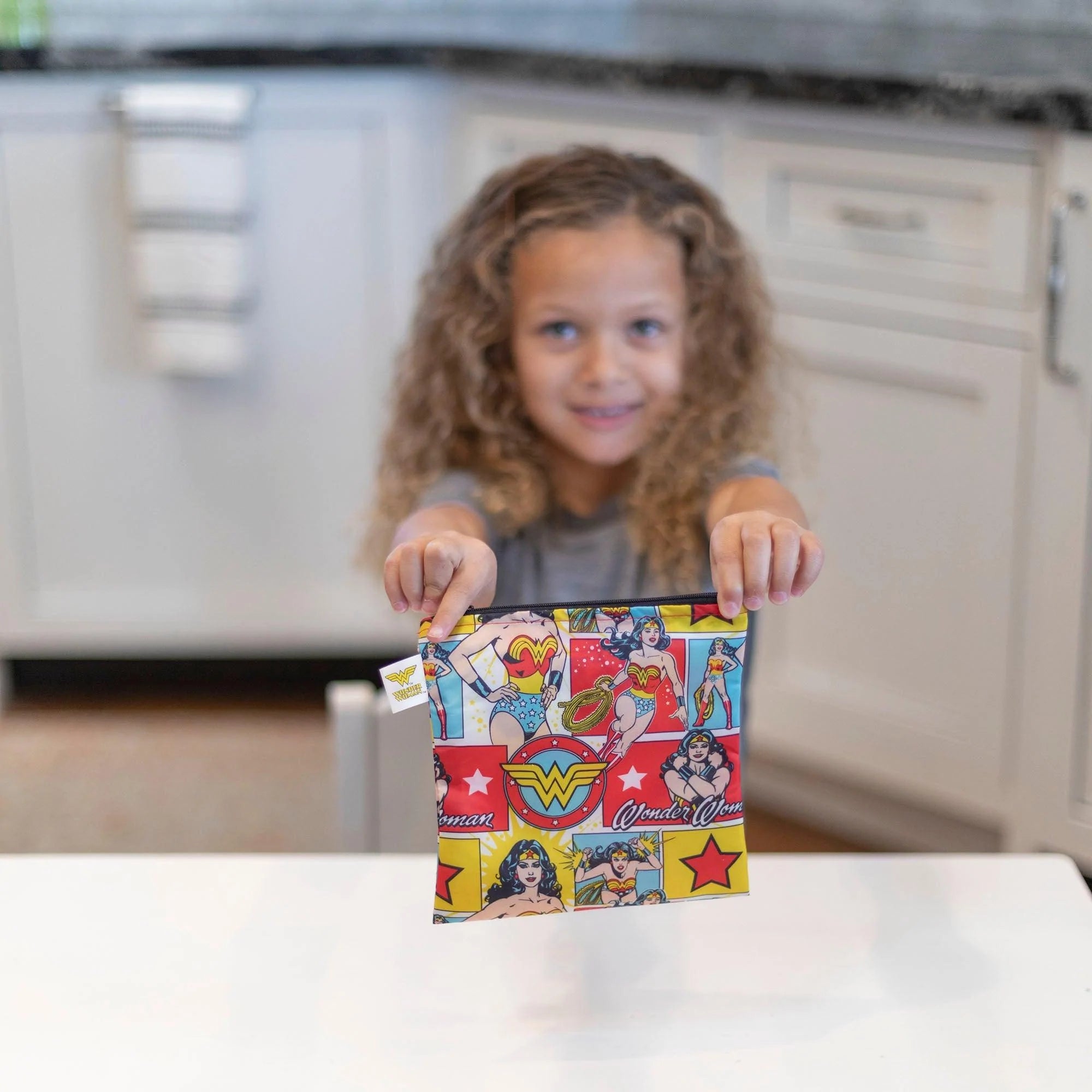 Reusable Snack Bag, Large: Wonder Woman