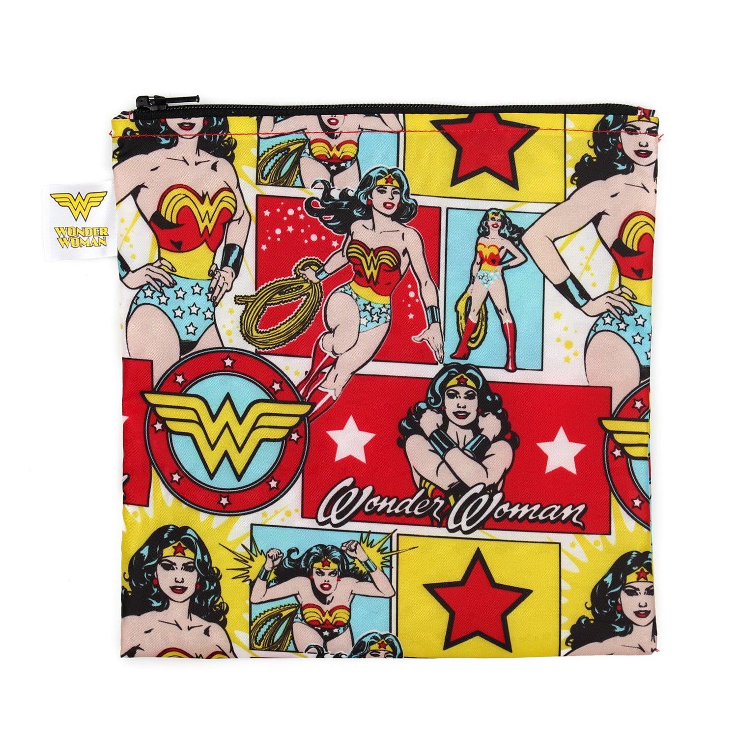 Reusable Snack Bag, Large: Wonder Woman