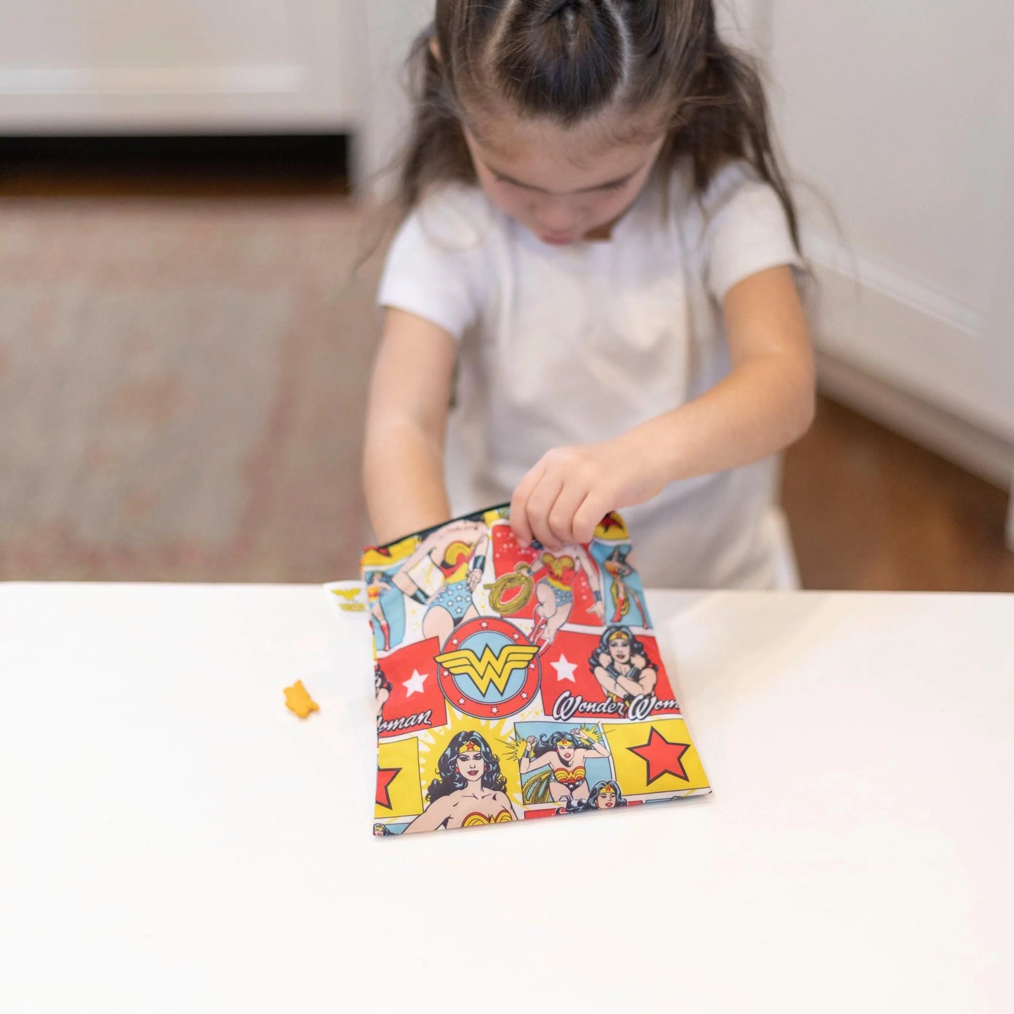 Reusable Snack Bag, Large: Wonder Woman