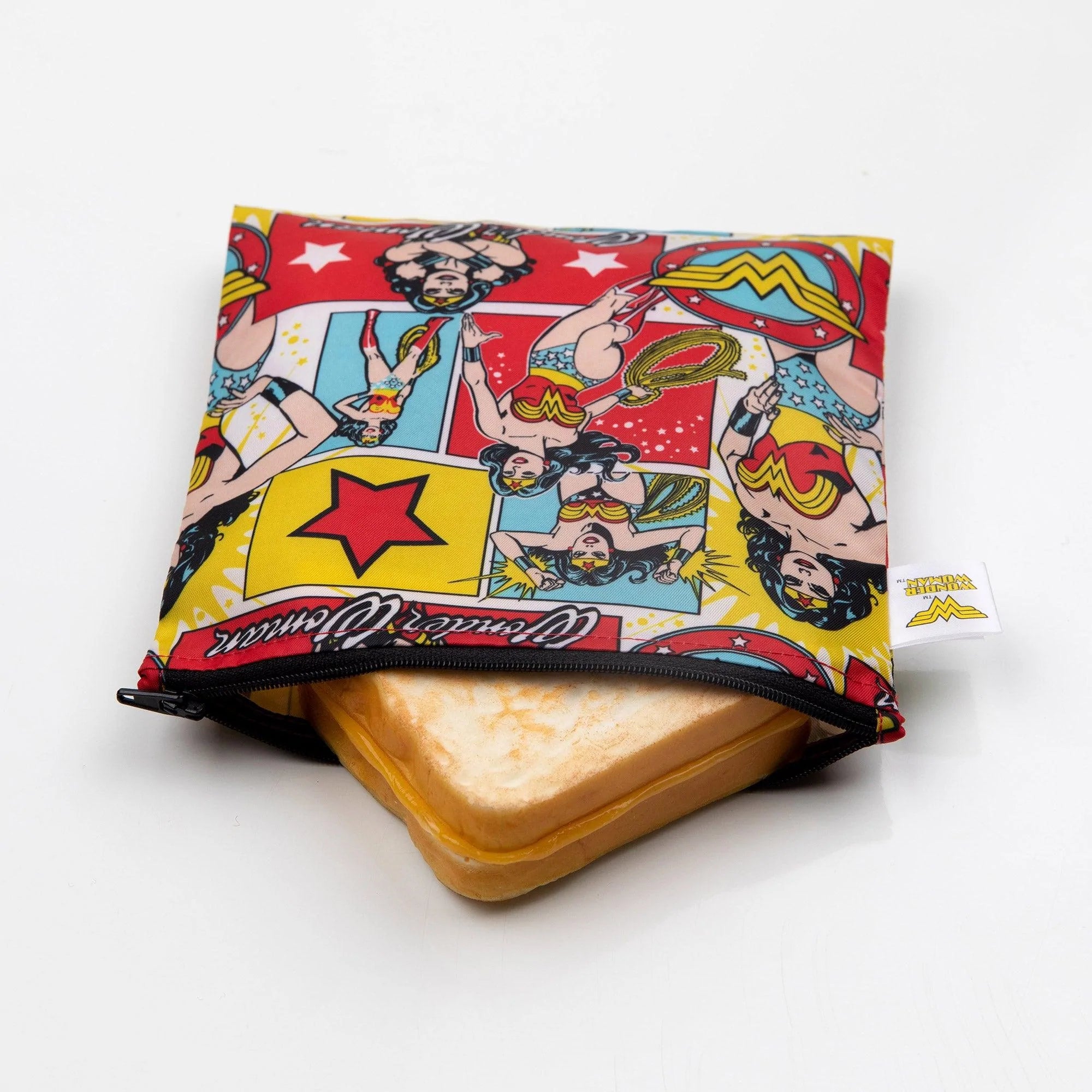 Reusable Snack Bag, Large: Wonder Woman