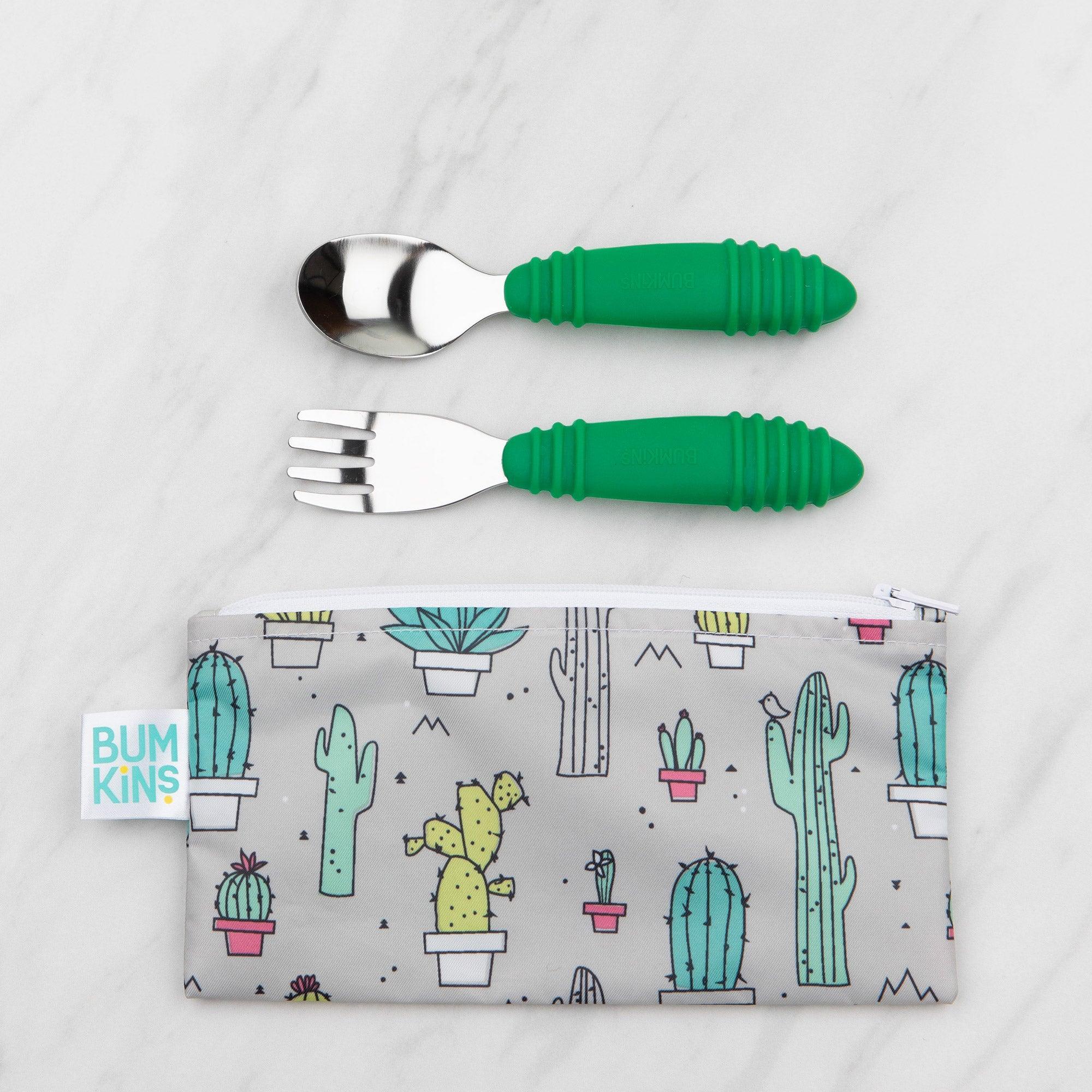 Reusable Snack Bag, Small 2-Pack: Cacti & Llamas