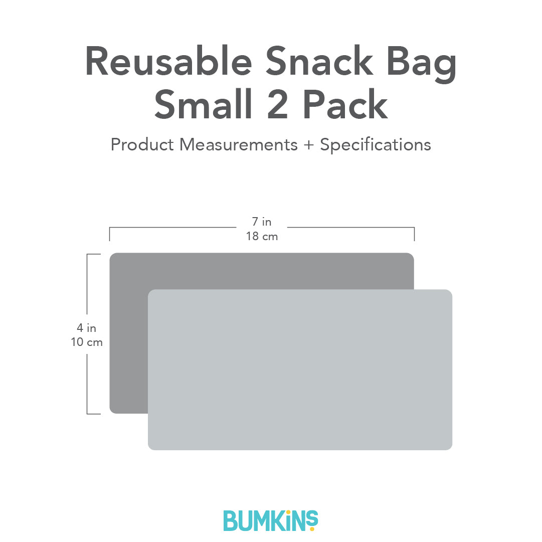 Reusable Snack Bag, Small 2-Pack: Camp Friends & Camp Gear