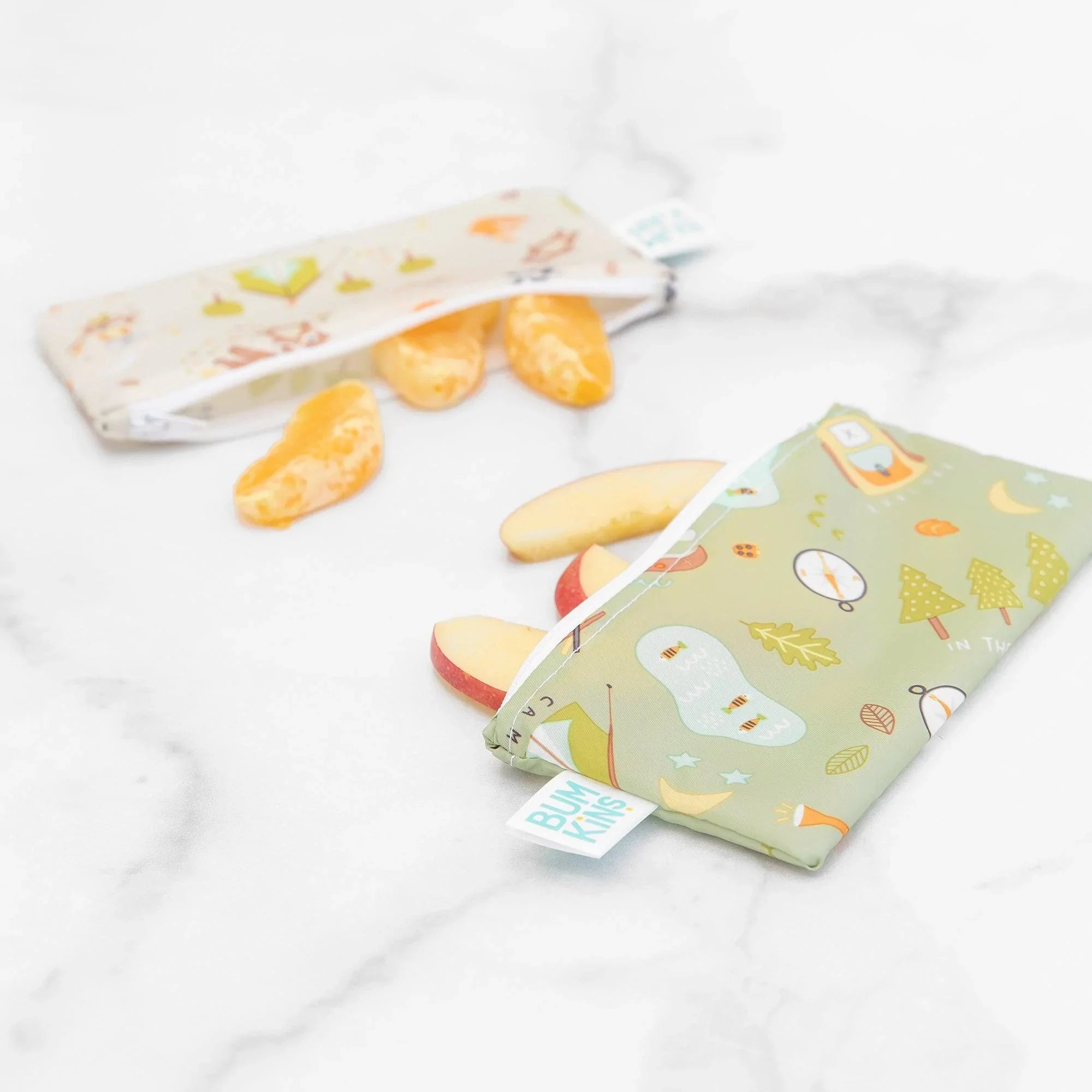 Reusable Snack Bag, Small 2-Pack: Camp Friends & Camp Gear