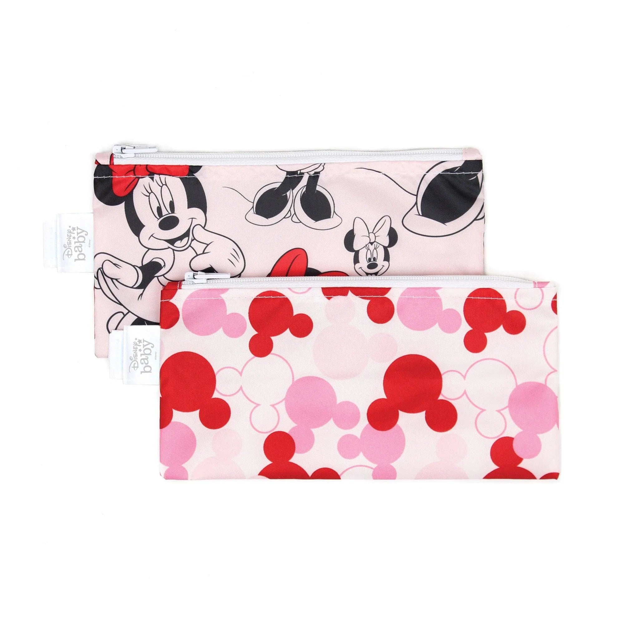 Reusable Snack Bag, Small 2-Pack: Minnie Mouse