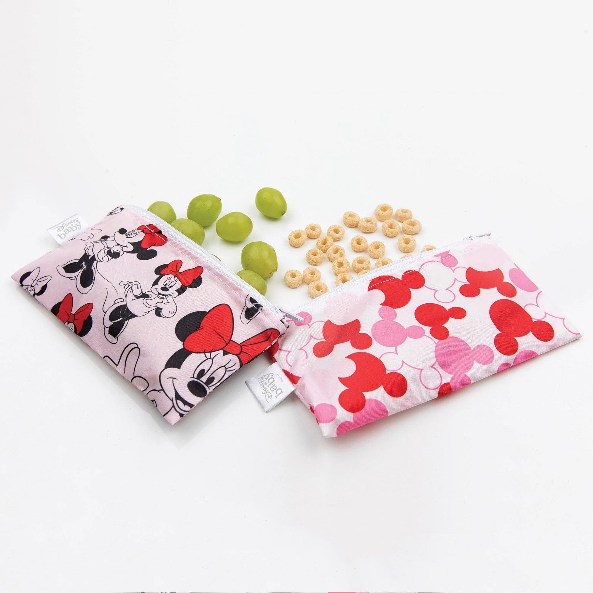 Reusable Snack Bag, Small 2-Pack: Minnie Mouse