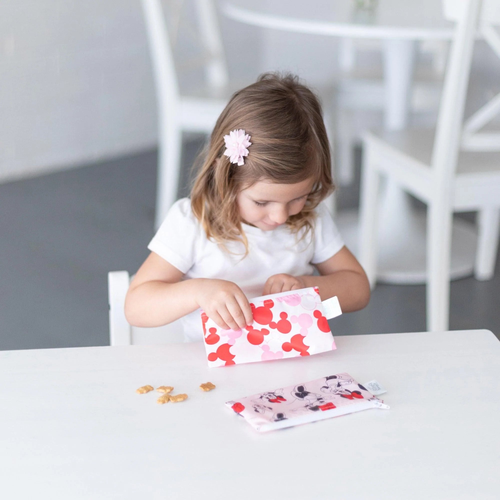 Reusable Snack Bag, Small 2-Pack: Minnie Mouse