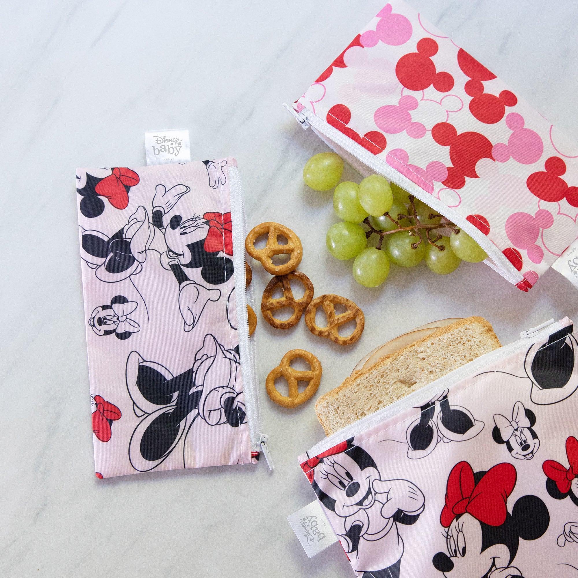 Reusable Snack Bag, Small 2-Pack: Minnie Mouse