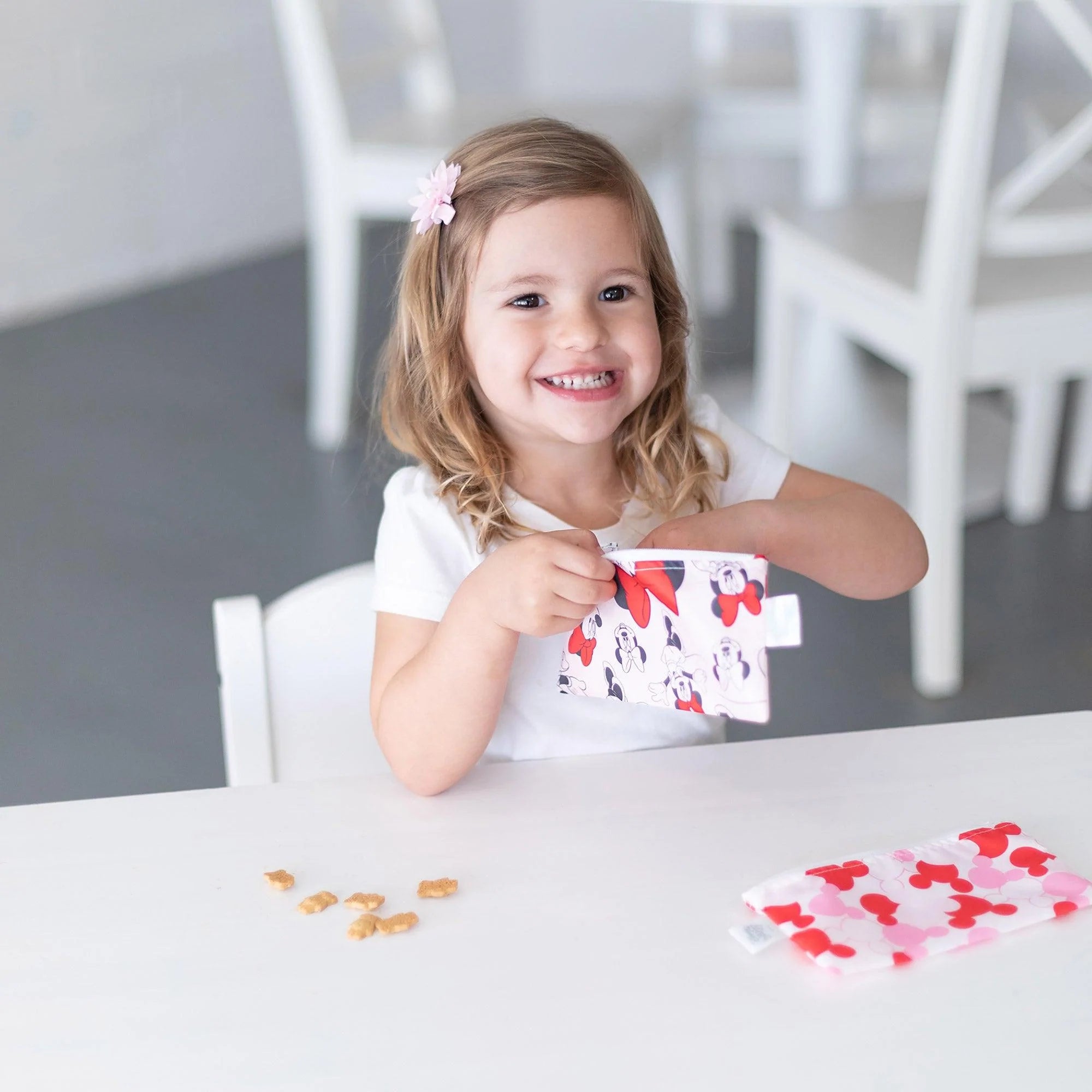 Reusable Snack Bag, Small 2-Pack: Minnie Mouse