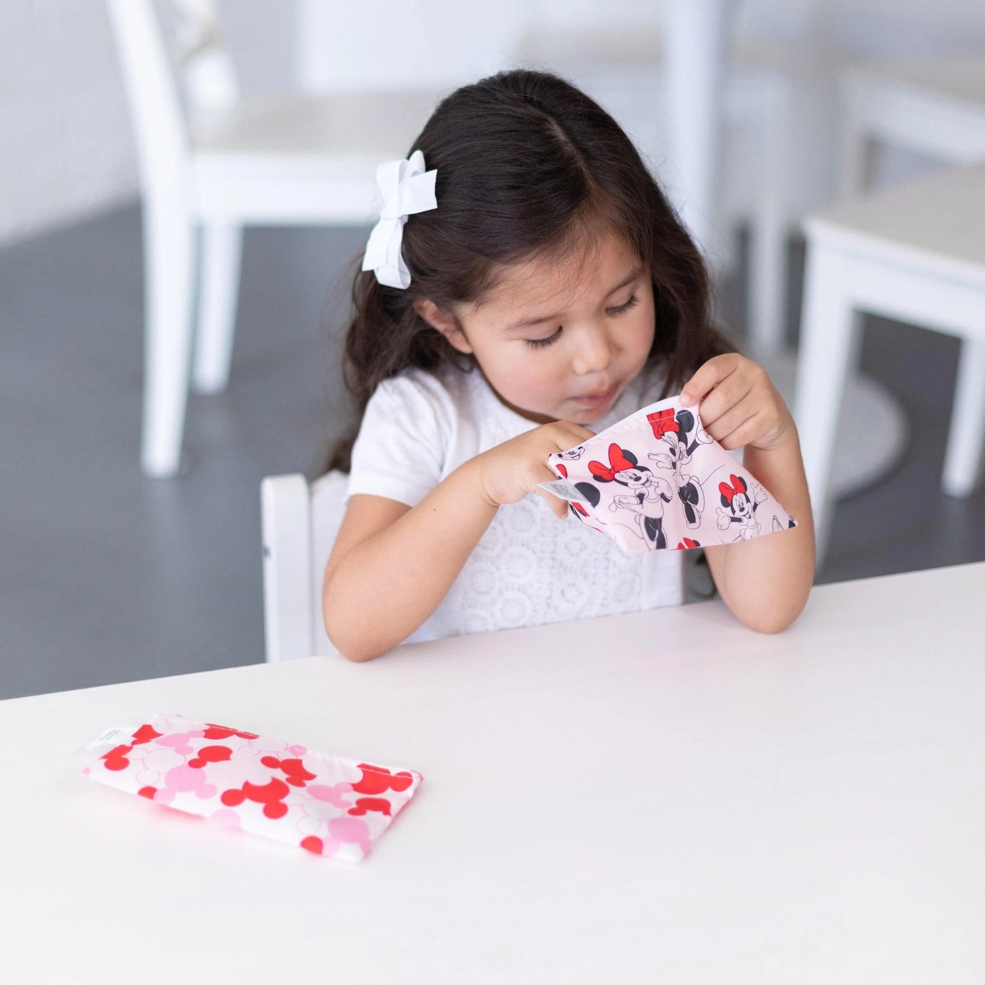 Reusable Snack Bag, Small 2-Pack: Minnie Mouse