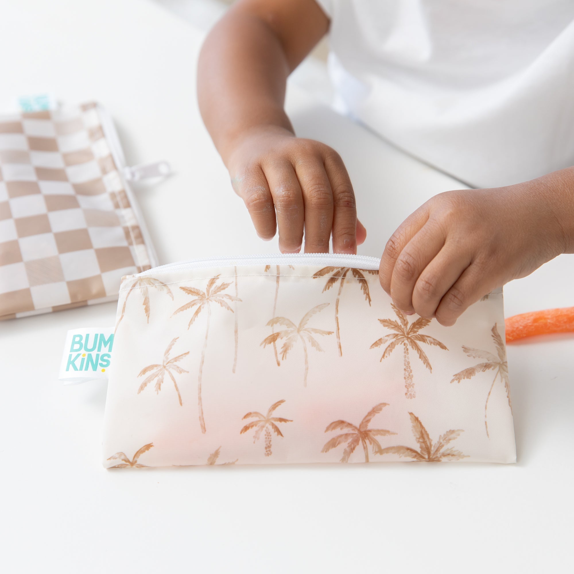 Reusable Snack Bag, Small 2 Pack: Palm Check