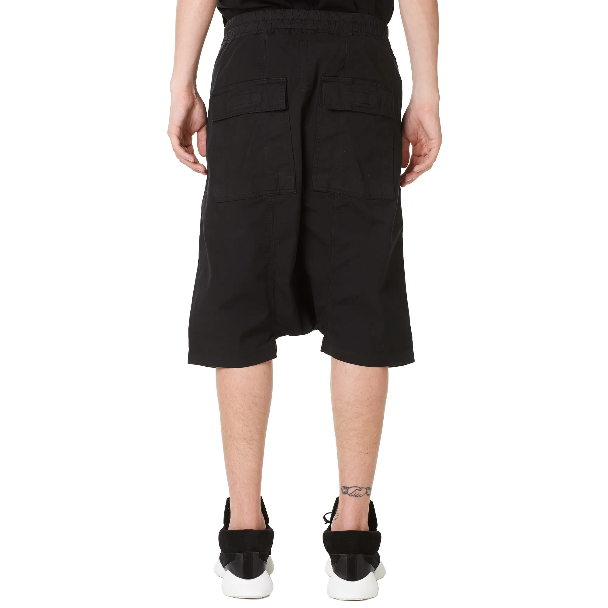 Rick Owens DRKSHDW Drawstring Boxer ShortBlack Twill