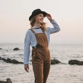 Roamist Cord Dungarees - Coconut