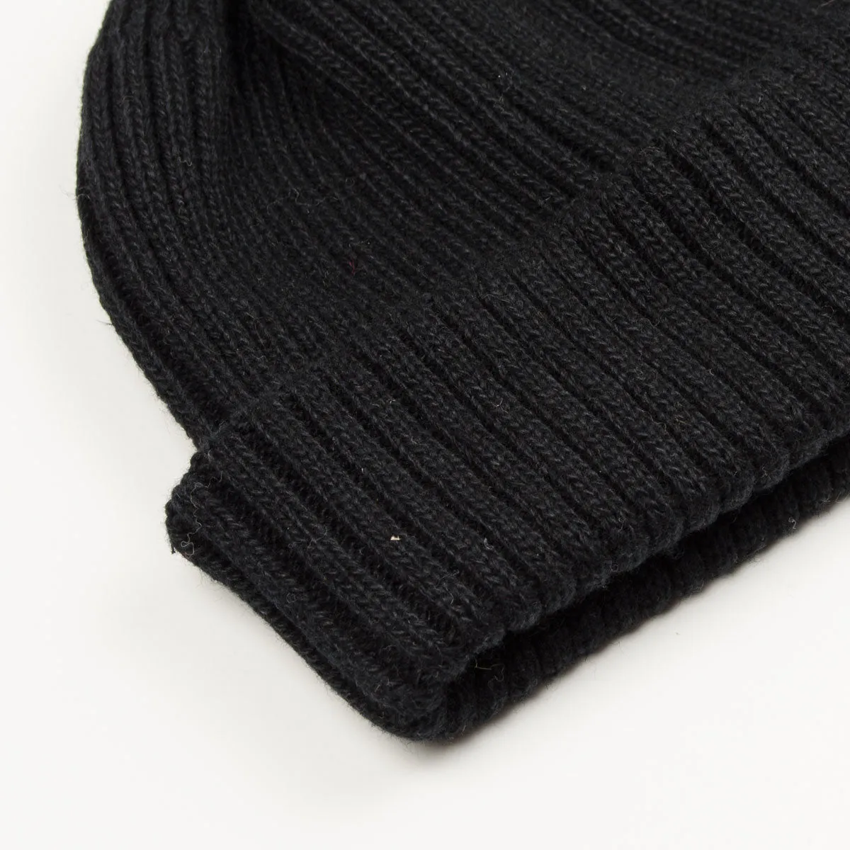 RoToTo - Recycle W/PL 2x2 Beanie - Black