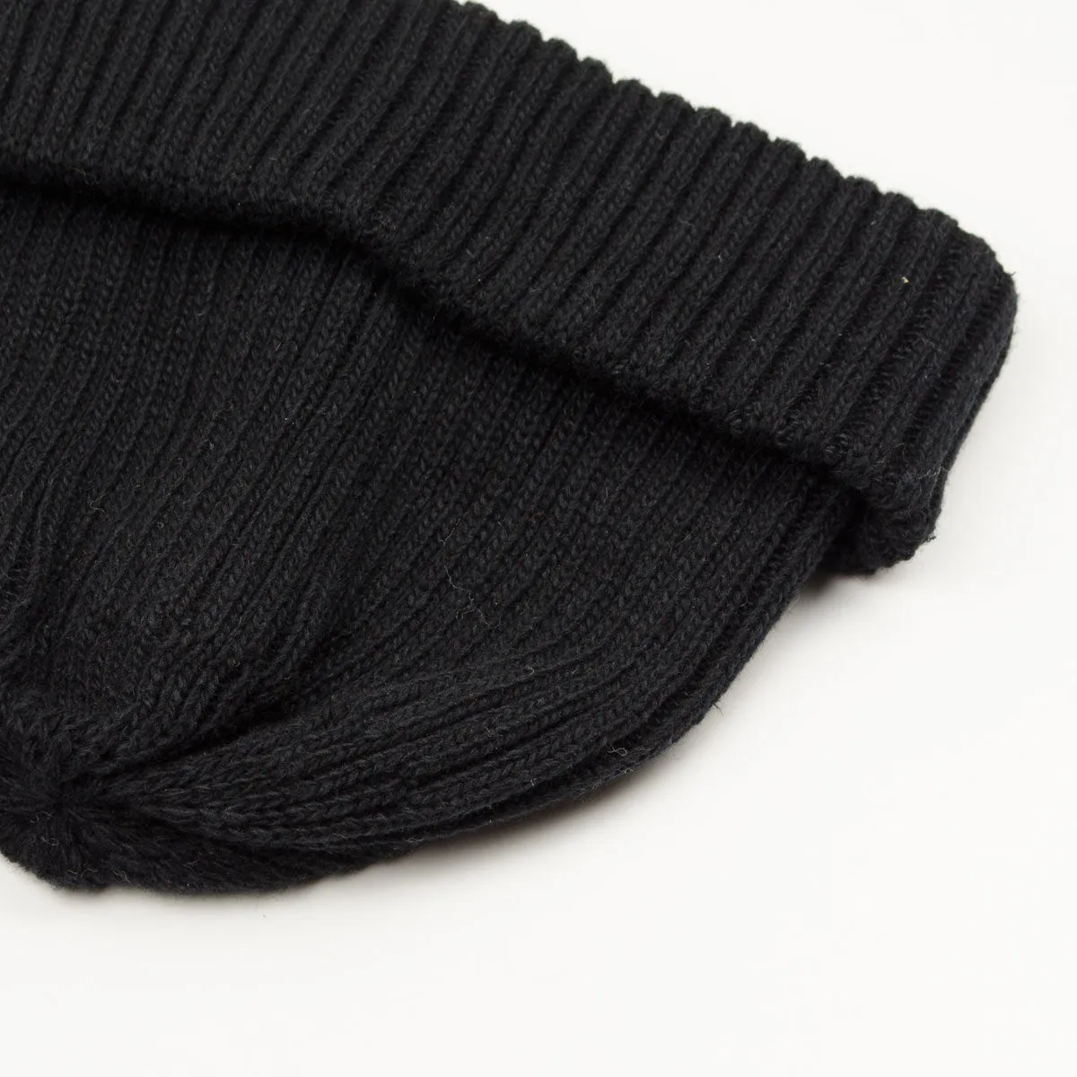 RoToTo - Recycle W/PL 2x2 Beanie - Black