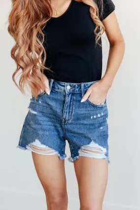 Samantha Distressed Cutoff Shorts