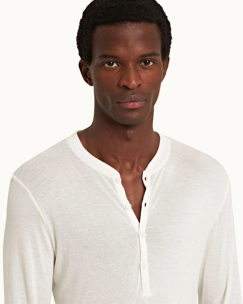 Sea Mist Harrison Cashmere Henley