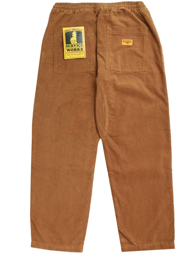 Service Works Corduroy Chef Pants Pecan