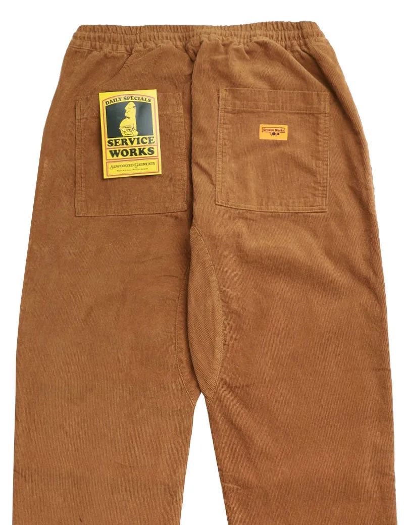 Service Works Corduroy Chef Pants Pecan