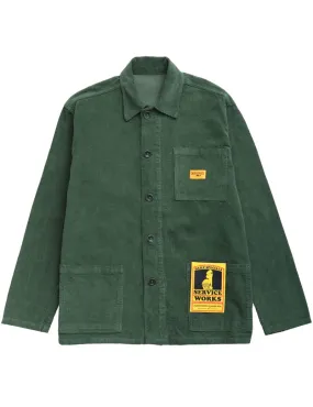 Service Works Corduroy Coverall Jacket Forest Green