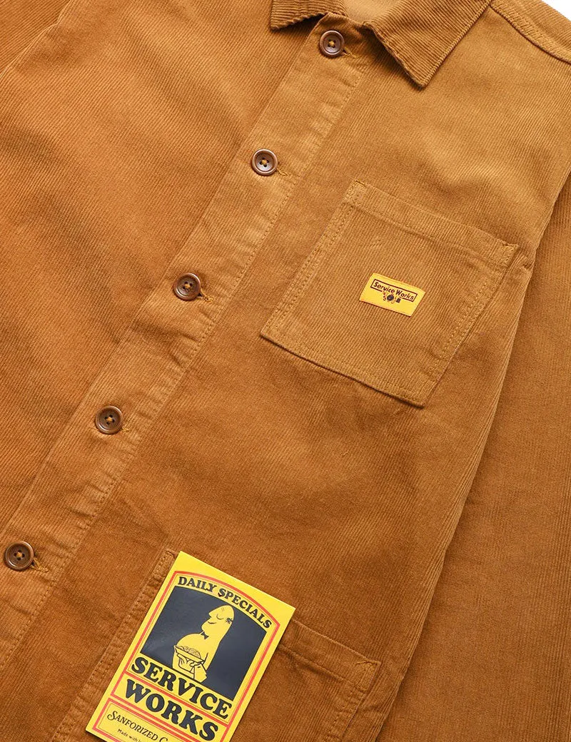 Service Works Corduroy Coverall Jacket Pecan