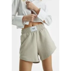 Shorts flare donna Beige