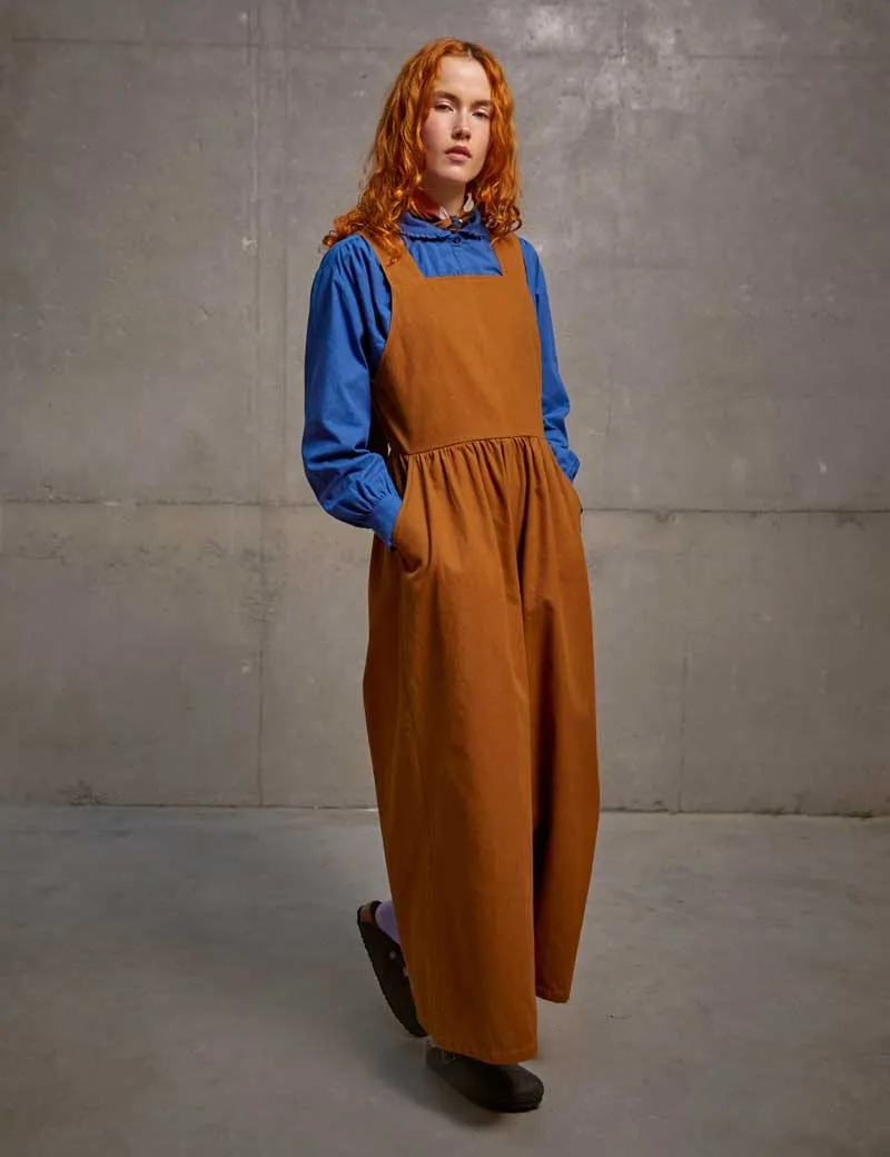 Sideline Polly Dungarees Tobacco