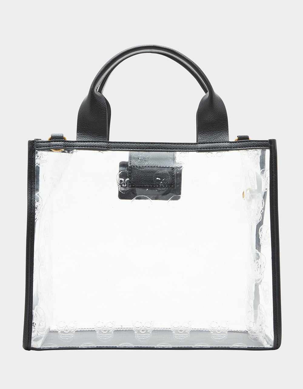 SKULL BOSS MEDIUM CLEAR TOTE CLEAR