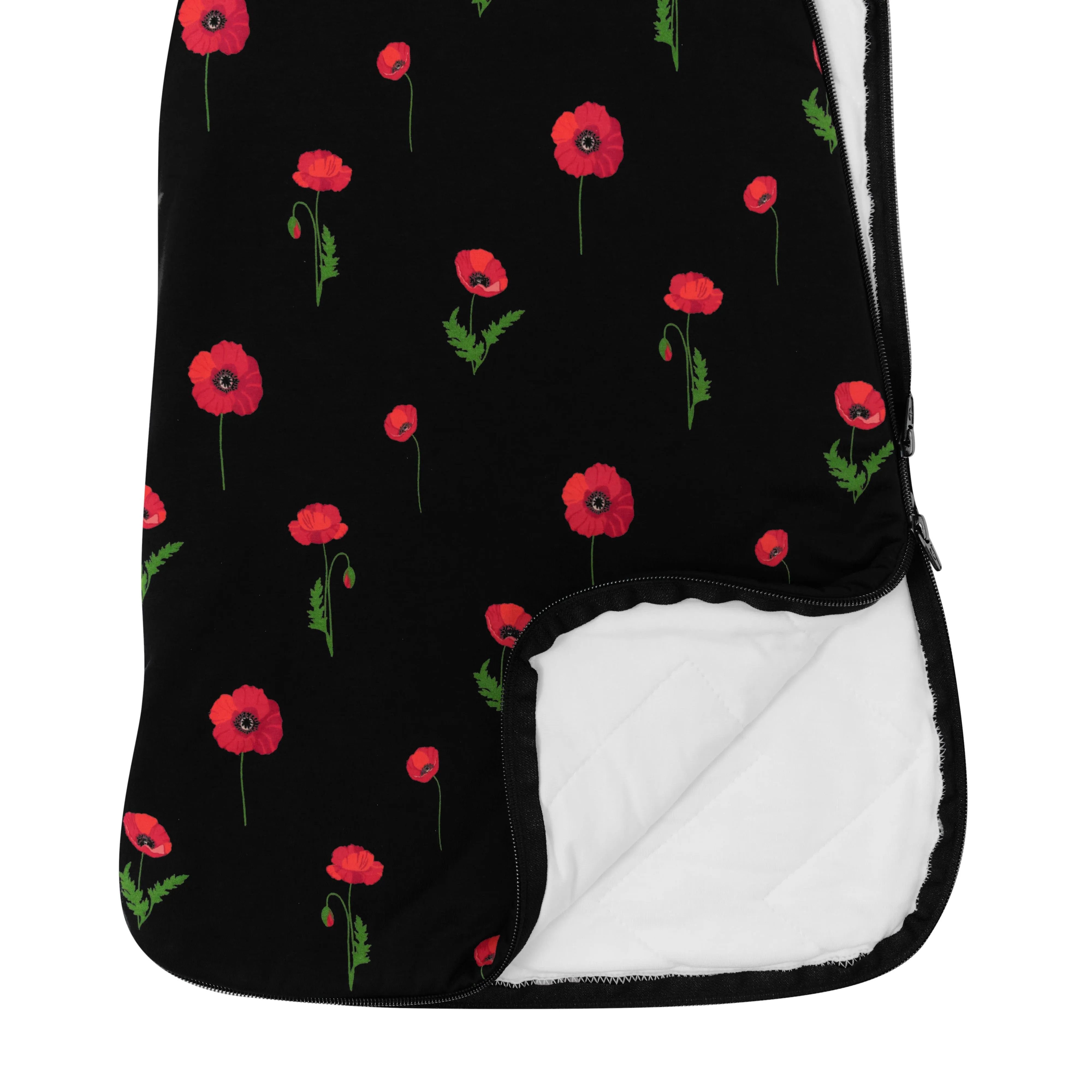 Sleep Bag in Midnight Poppies 2.5