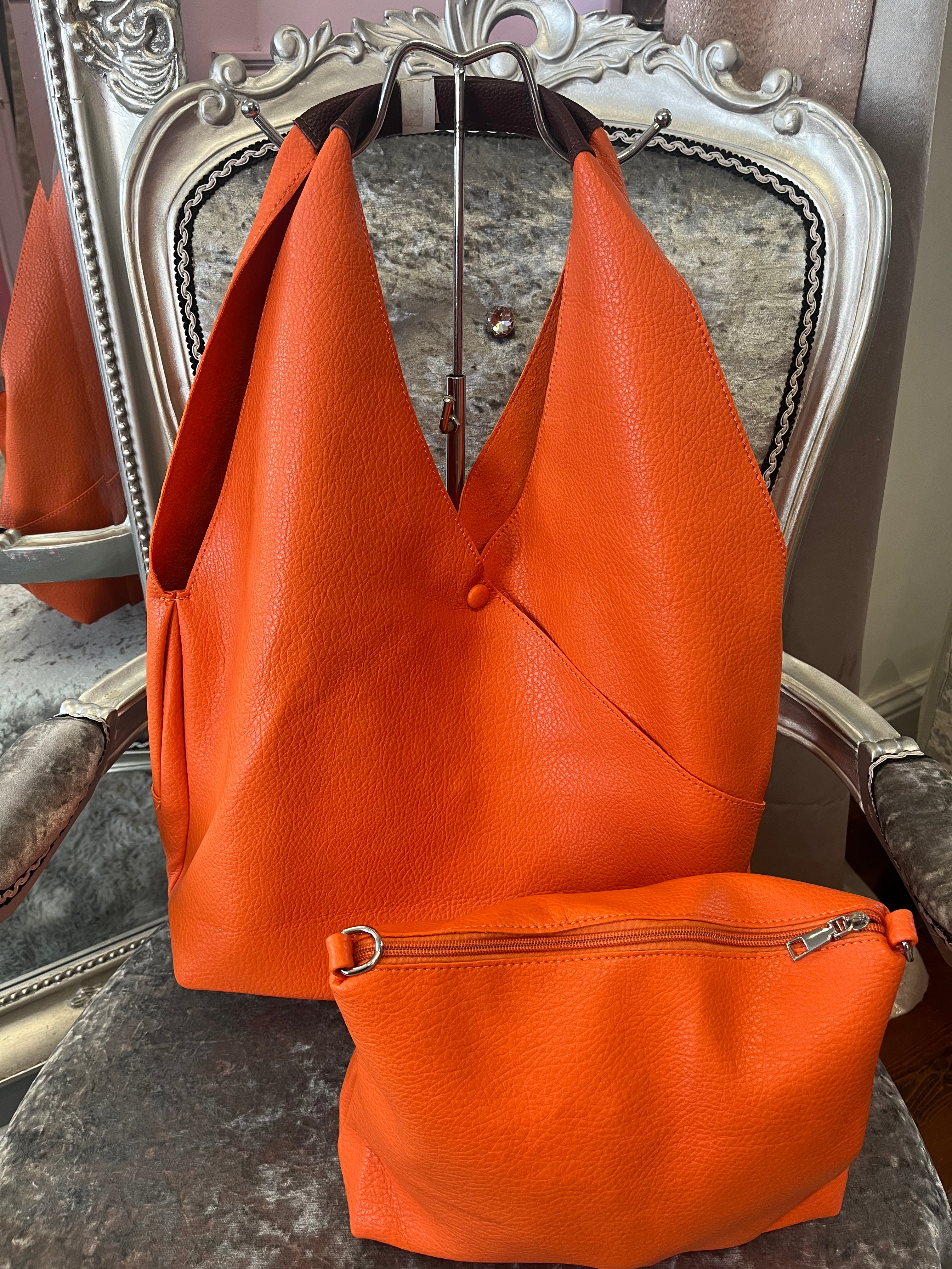 Slouchy Bag in a Bag > Orange