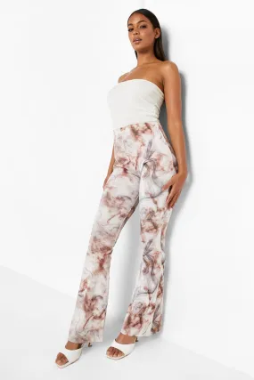 Smoke Print Ribbed Flares