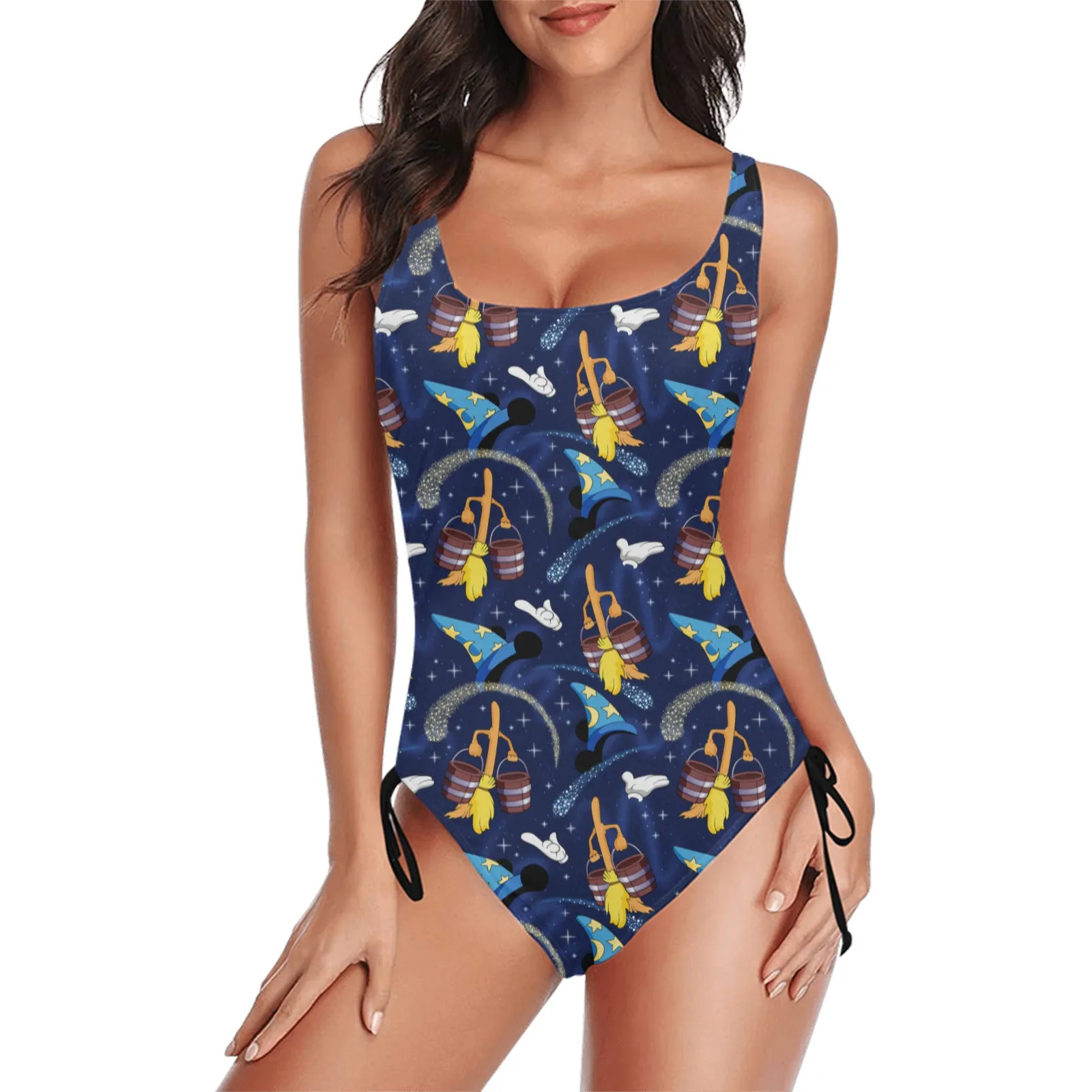 Sorcerer Drawstring Side Women's One-Piece Swimsuit