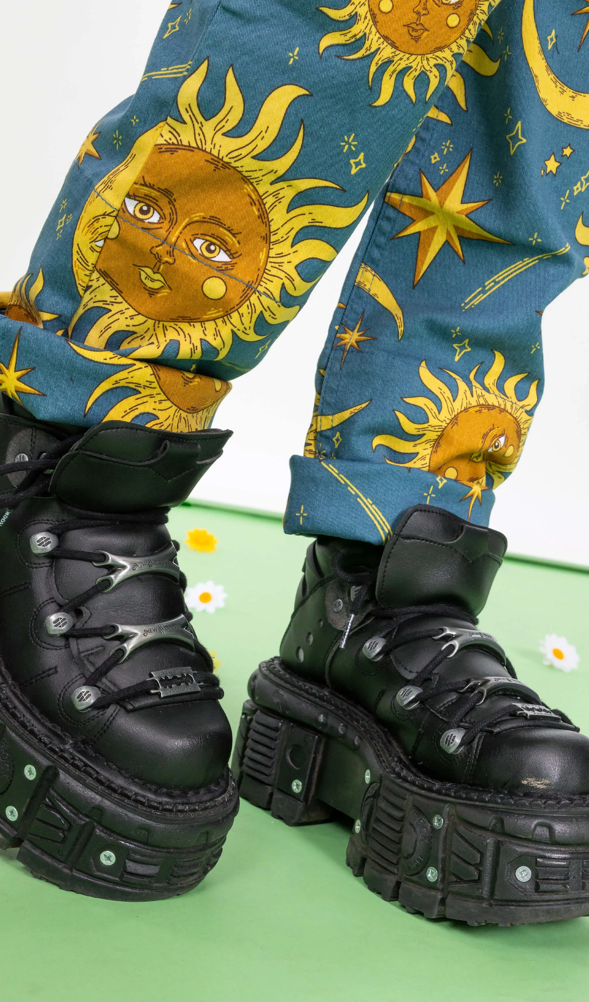 Sun and Moon Celestial Dungarees