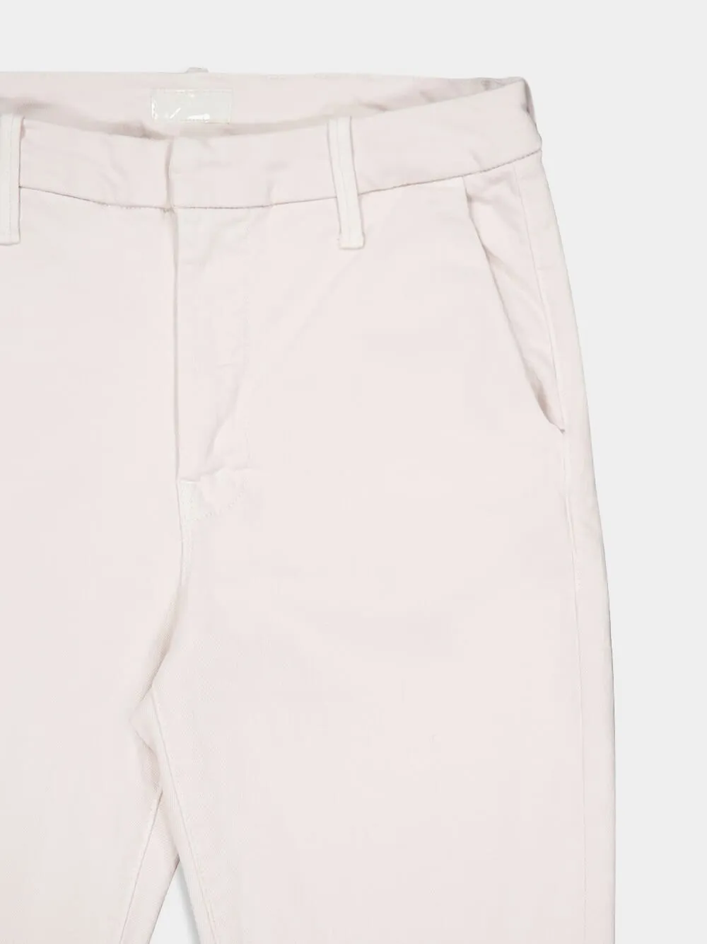 Super Cha Cha Cream High-Rise Flared Trousers