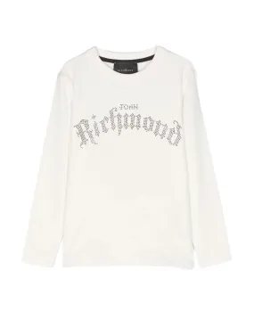 T-shirt John Richmond bimba RGA23020TS cloud bianca