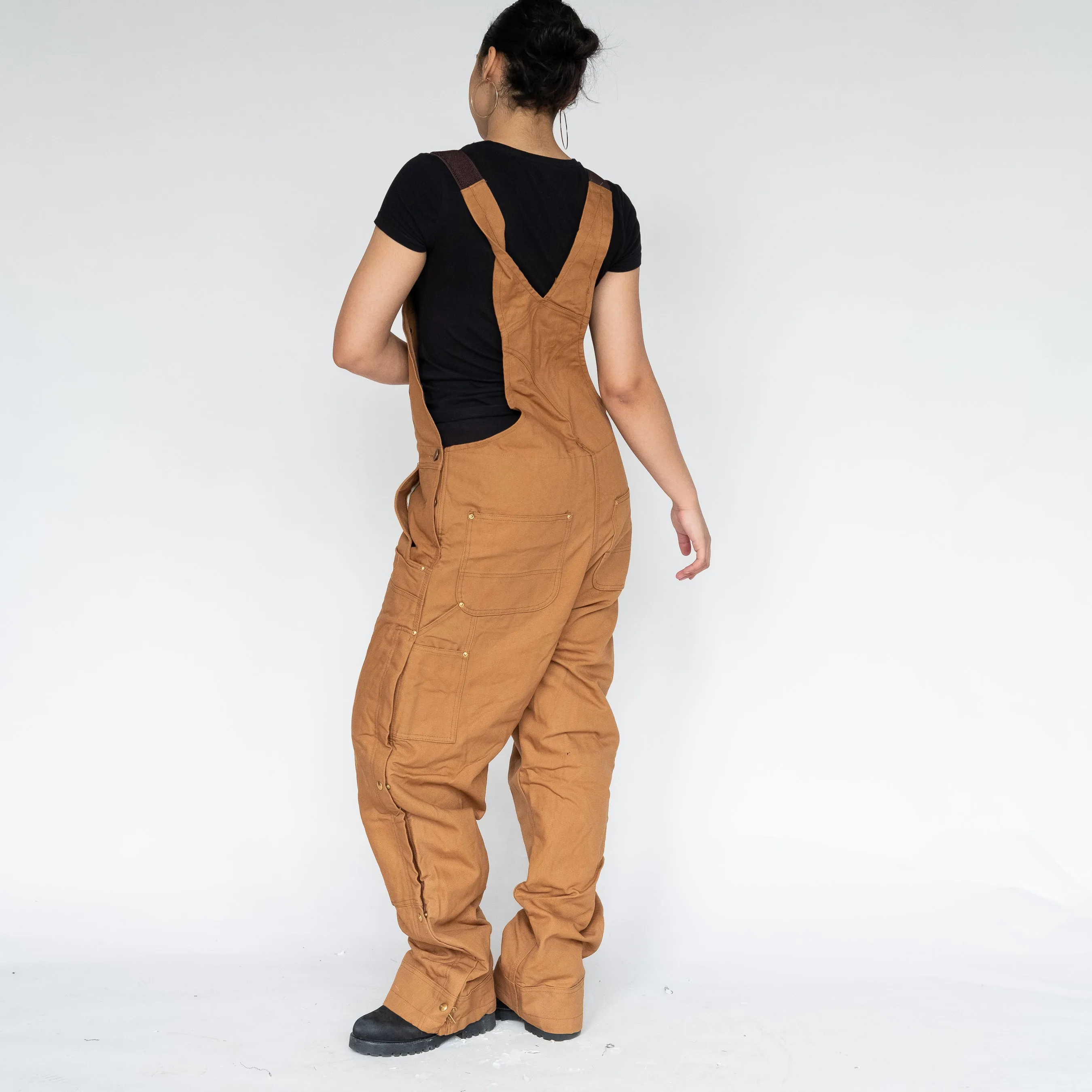 Tan y2ks Carhartt Deadstock Denim Baggy Dungarees (L)