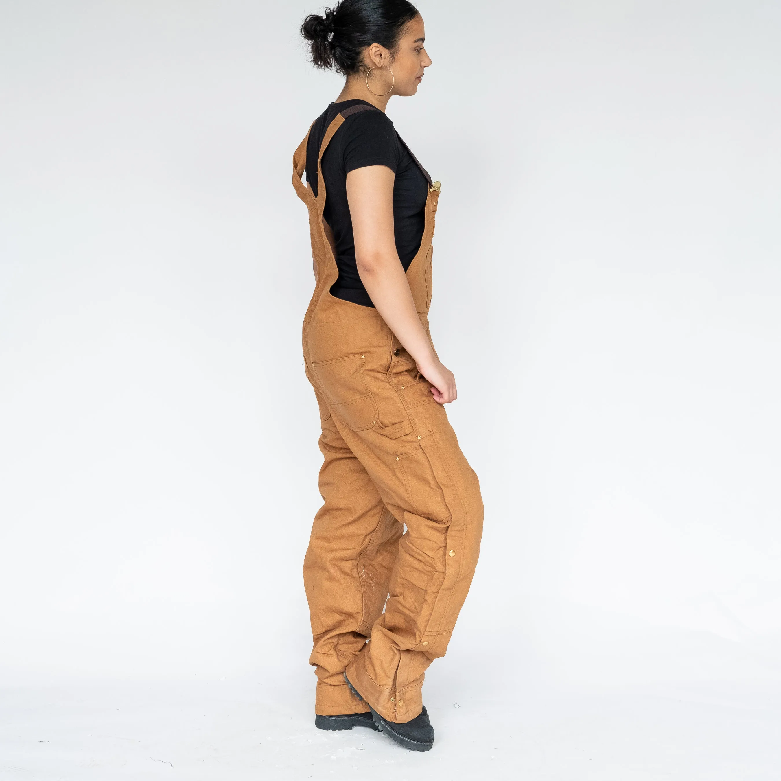 Tan y2ks Carhartt Deadstock Denim Baggy Dungarees (L)