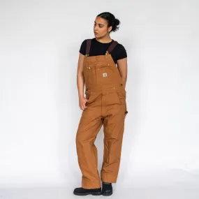 Tan y2ks Carhartt Deadstock Denim Baggy Dungarees (S)