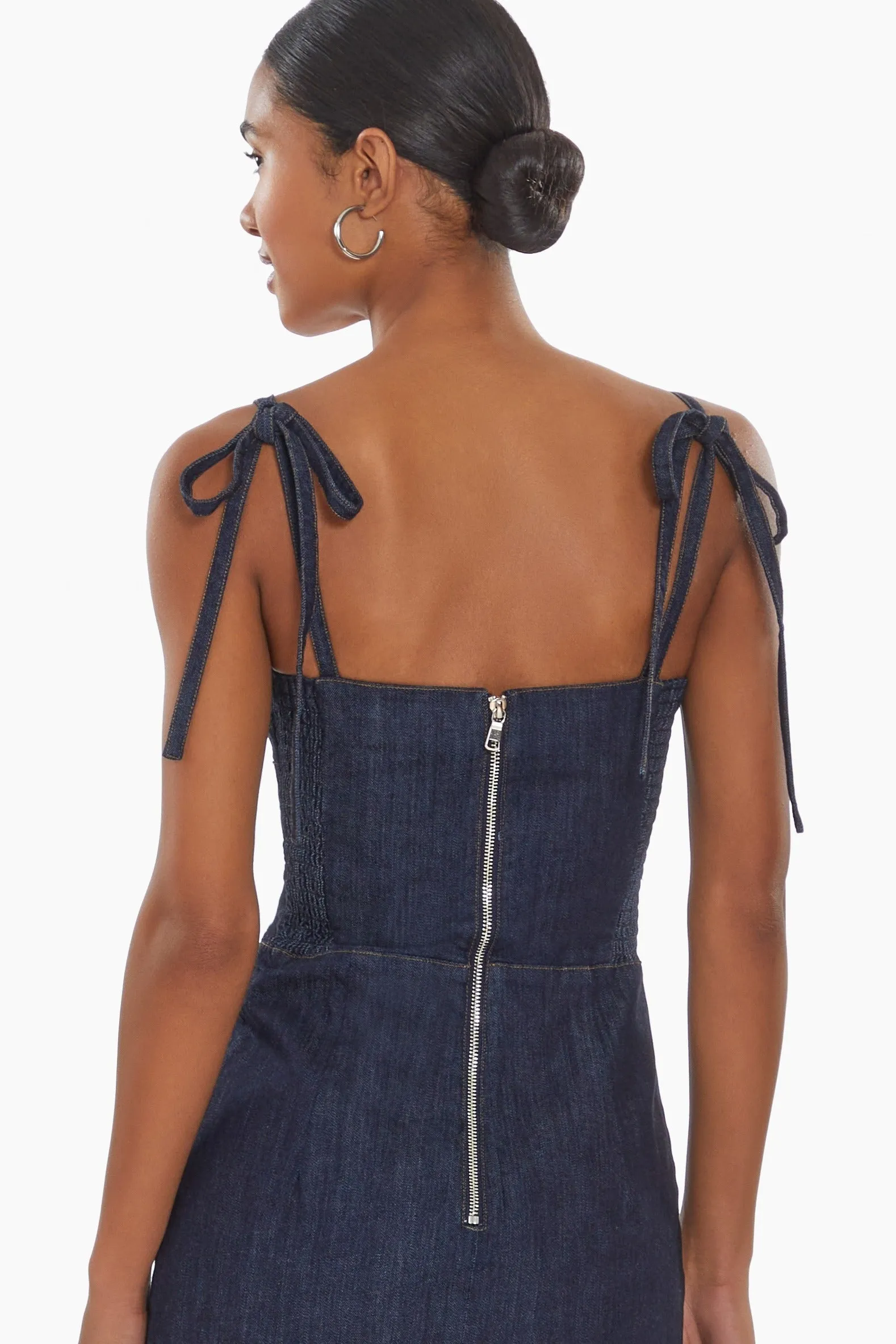 Taylor Denim Skort Romper