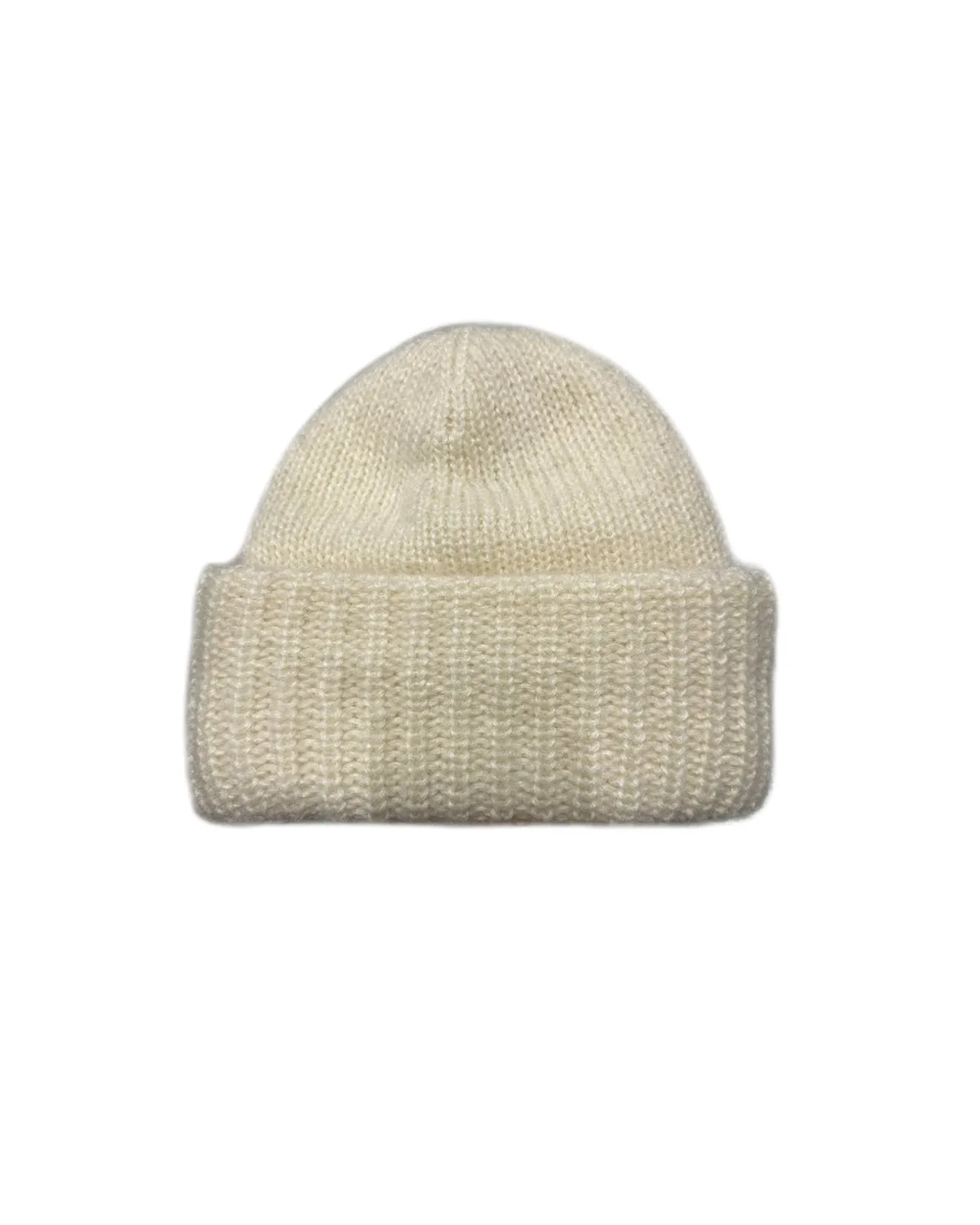 Teurn Studios Mohair Beanie Ecru