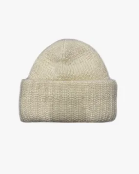 Teurn Studios Mohair Beanie Ecru