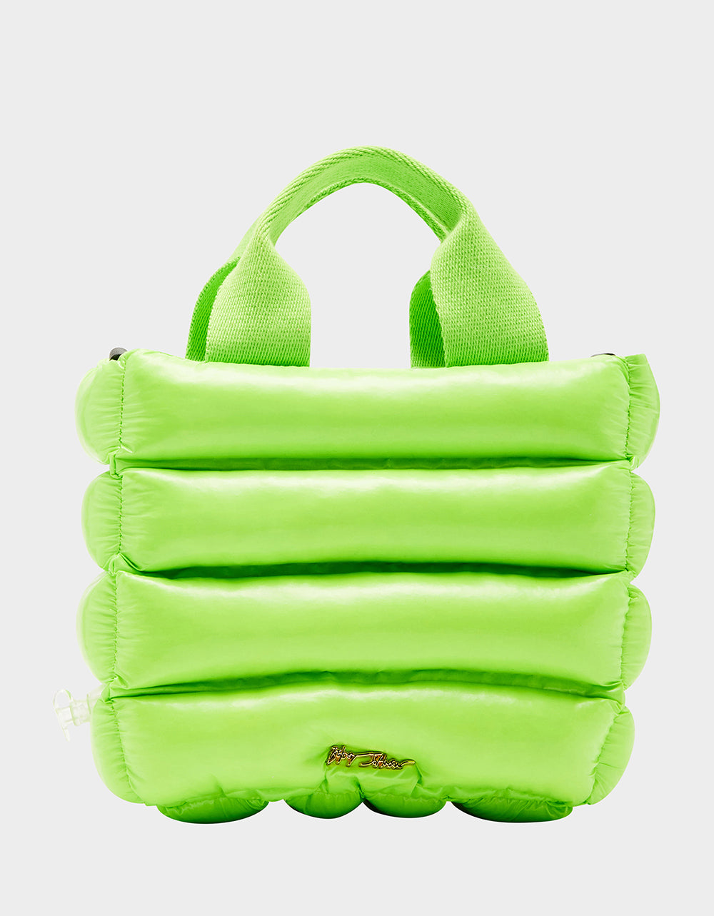 THAR SHE BLOWS WET NYLON MINI TOTE CITRON