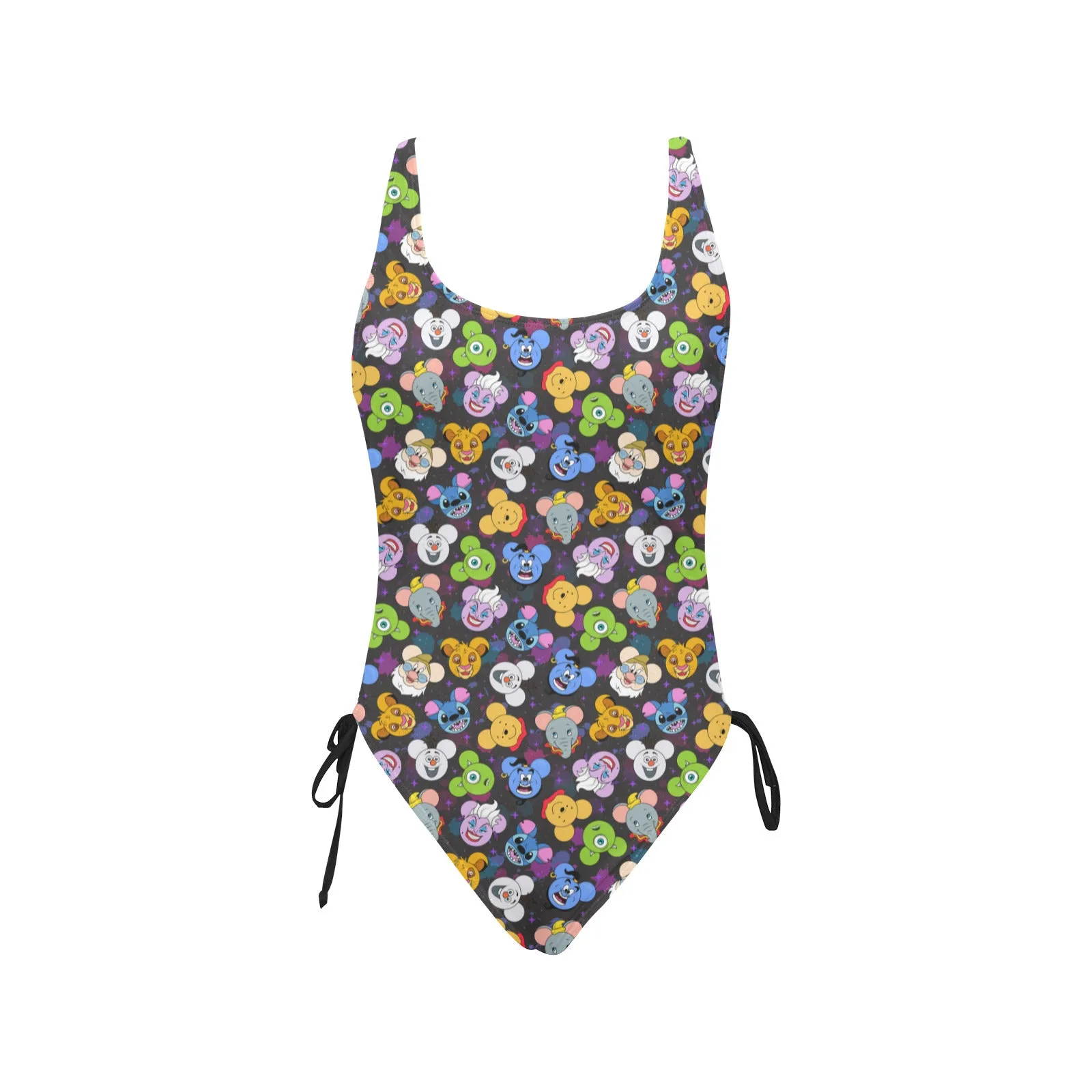 The Magical Gang Drawstring Side Women's One-Piece Swimsuit